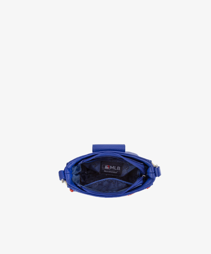 MLB New York Mets Leather Crossbody Bag