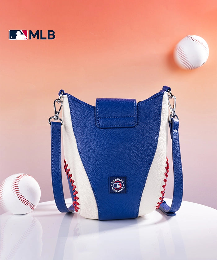MLB New York Mets Leather Crossbody Bag