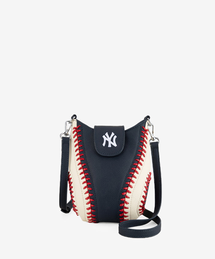 MLB New York Yankees Leather Crossbody Bag