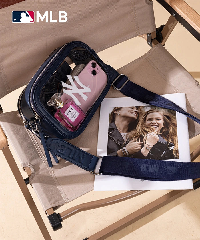 MLB New York Yankees Clear Crossbody Bag