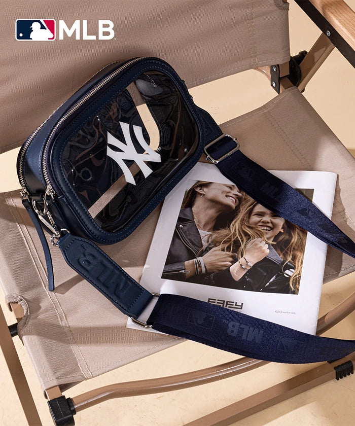 MLB New York Yankees Clear Crossbody Bag