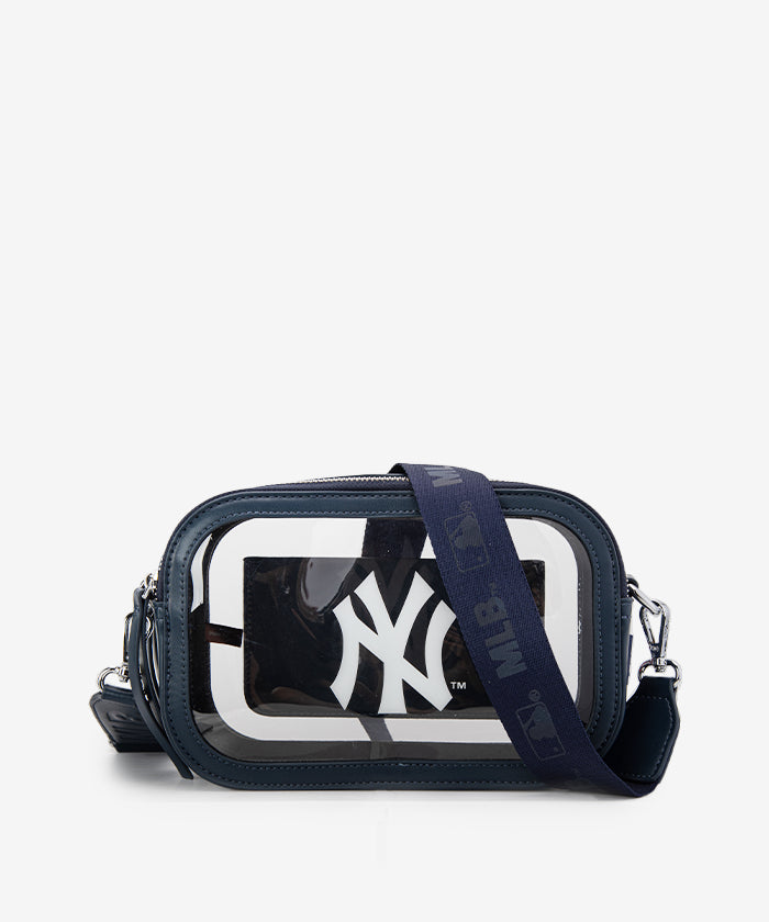 MLB New York Yankees Clear Crossbody Bag
