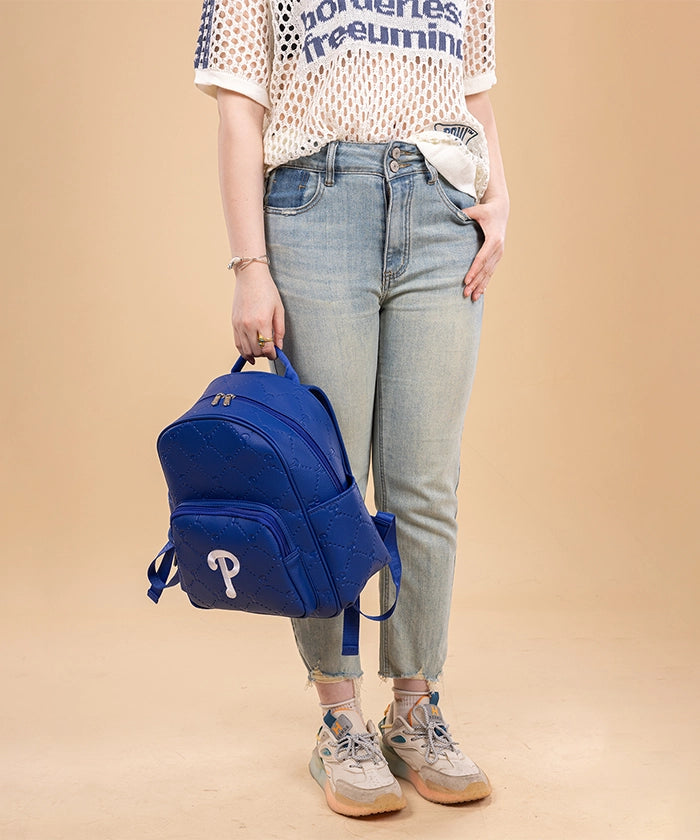MLB Philadelphia Phillies Leather Baseball Backpack