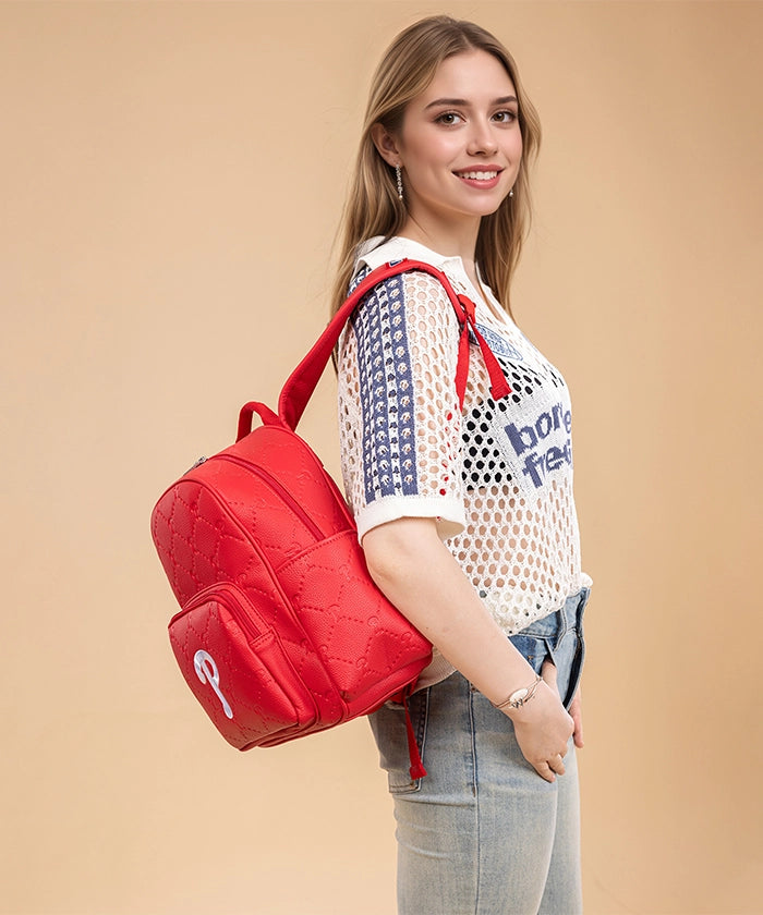MLB Philadelphia Phillies Leather Baseball Backpack