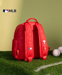 MLB Philadelphia Phillies Leather Baseball Backpack