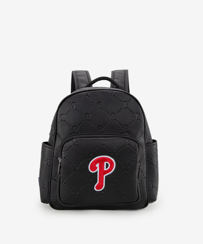 MLB Philadelphia Phillies Leather Baseball Backpack