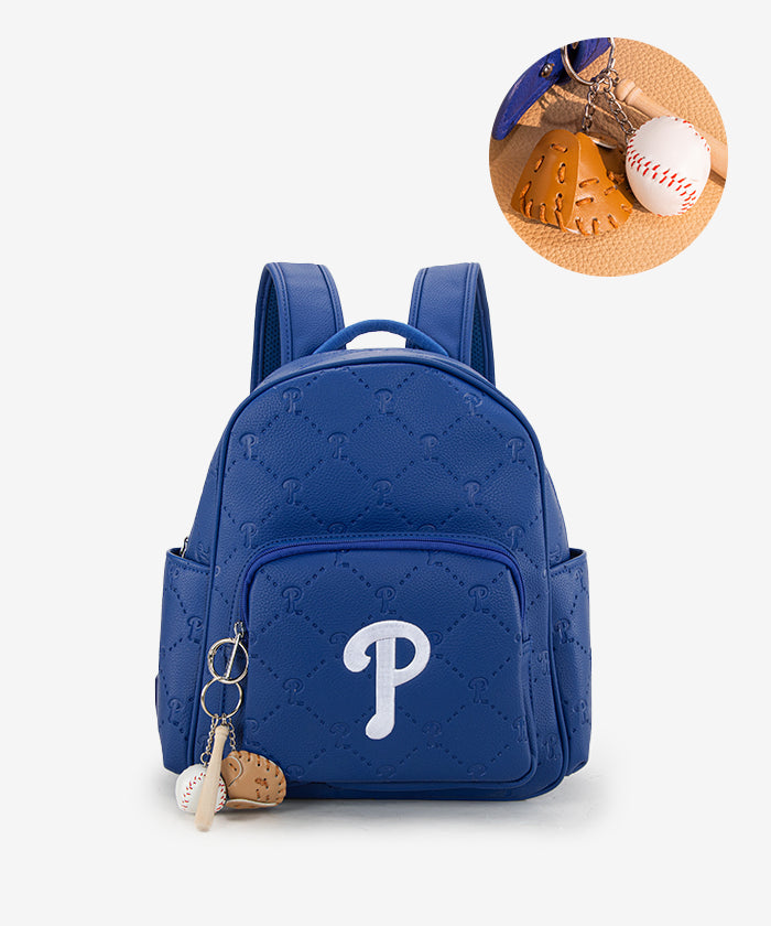 MLB Philadelphia Phillies Leather Baseball Backpack