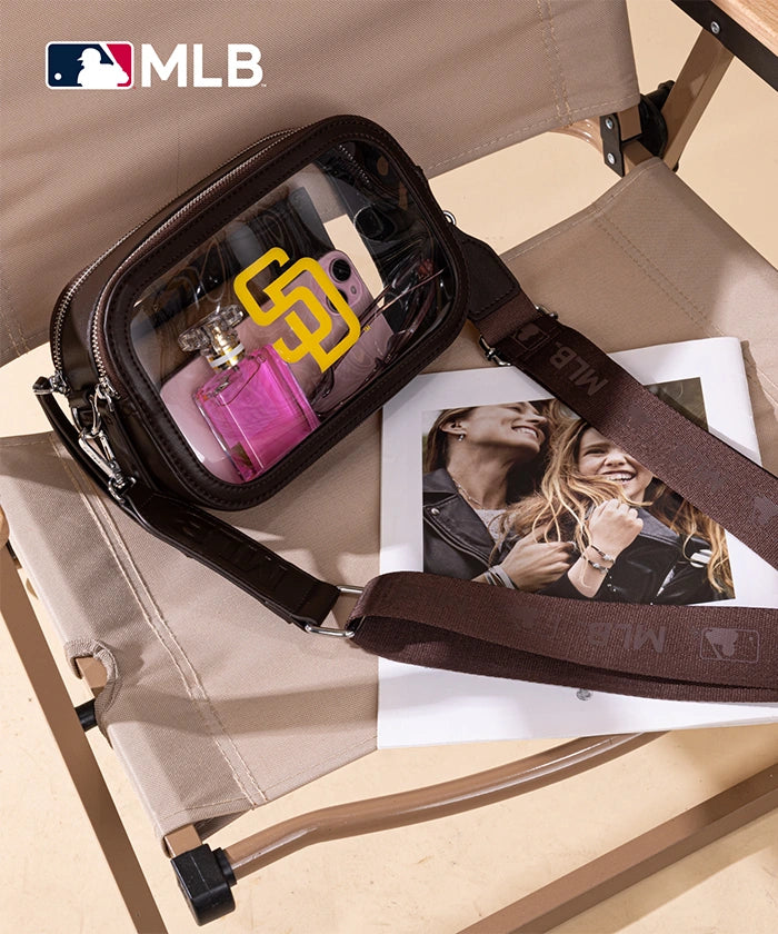 MLB San Diego Padres Clear Crossbody Bag