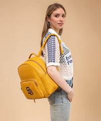 MLB San Diego Padres Leather Baseball Backpack