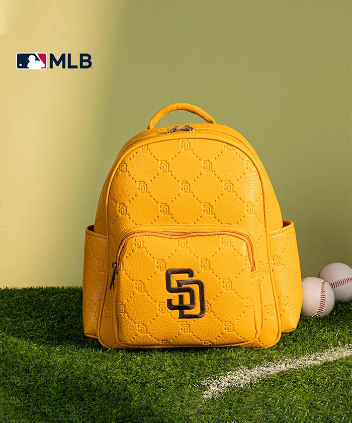 MLB San Diego Padres Leather Baseball Backpack