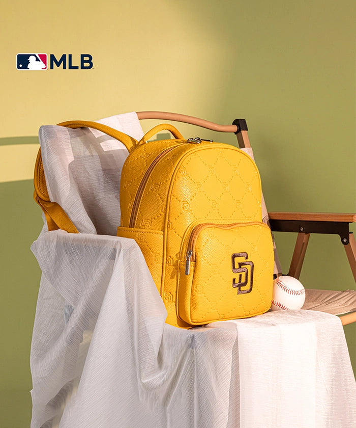 MLB San Diego Padres Leather Baseball Backpack