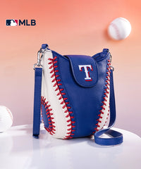 MLB Texas Rangers Leather Crossbody Bag