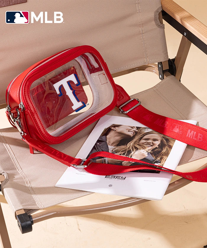 MLB Texas Rangers Clear Crossbody Bag