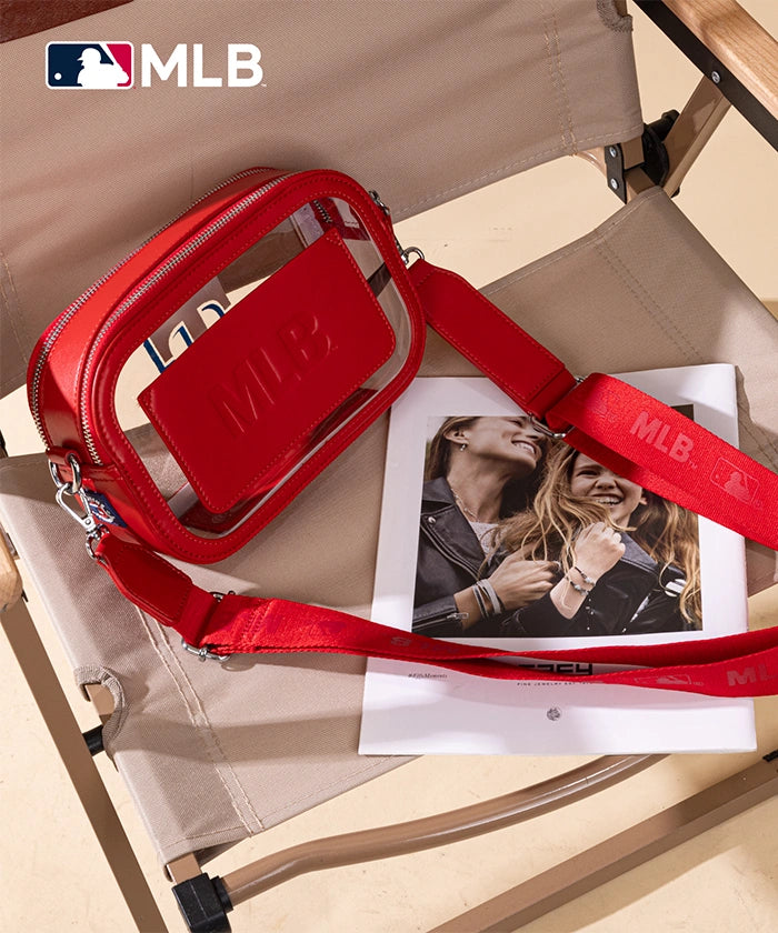 MLB Texas Rangers Clear Crossbody Bag