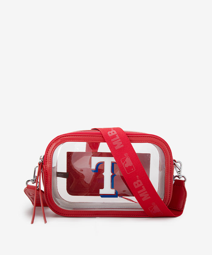 MLB Texas Rangers Clear Crossbody Bag