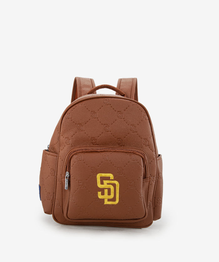 MLB San Diego Padres Leather Baseball Backpack
