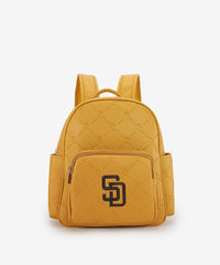 MLB San Diego Padres Leather Baseball Backpack