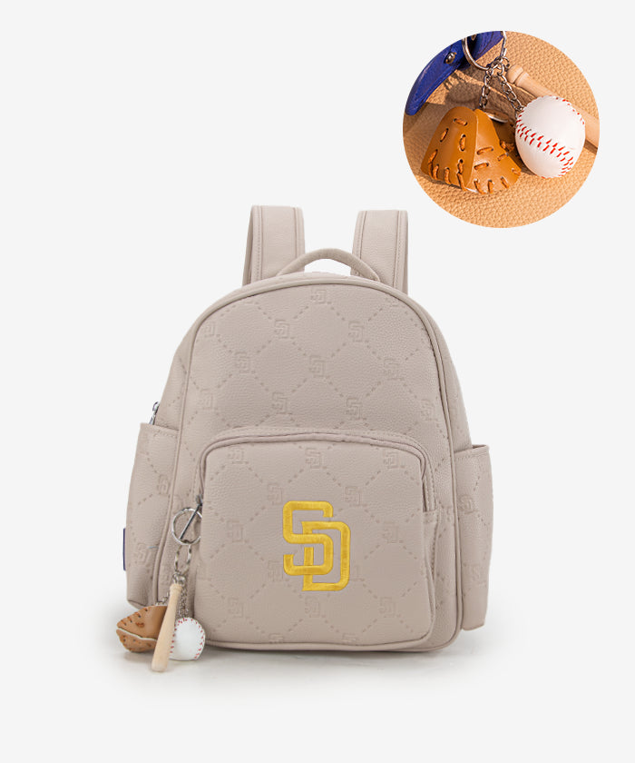 MLB San Diego Padres Leather Baseball Backpack