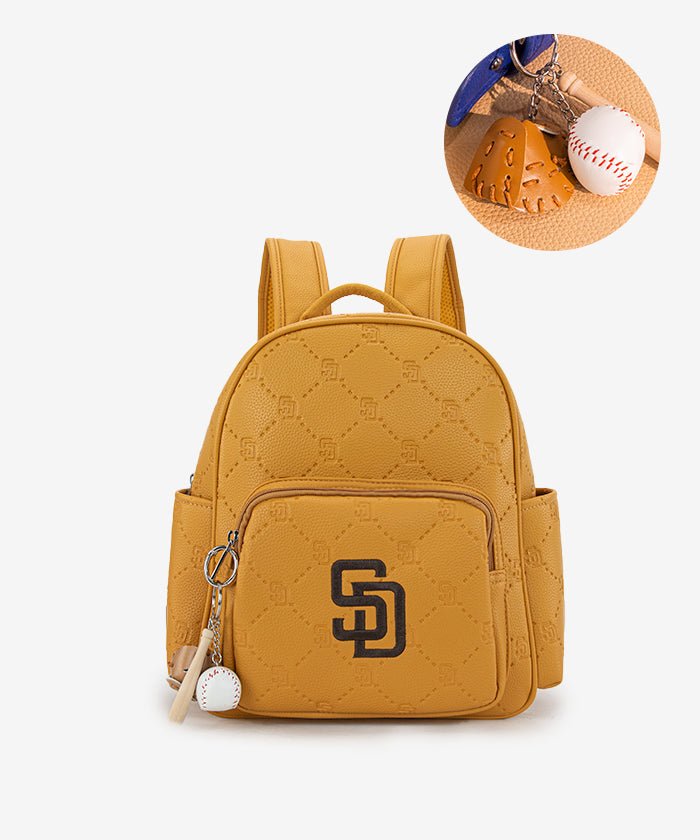 MLB San Diego Padres Leather Baseball Backpack