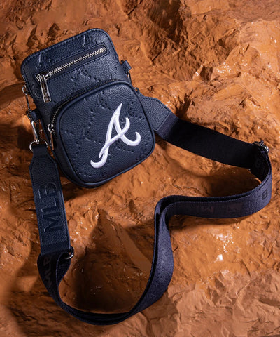 MLB Atlanta Braves Mini Crossbody Purse Blue