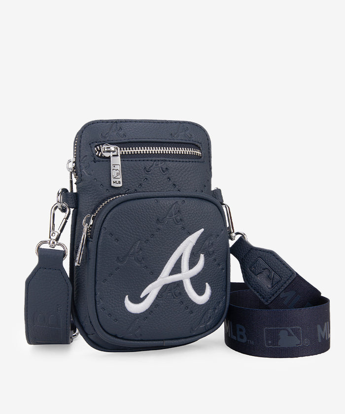 MLB Atlanta Braves Mini Crossbody Purse Blue