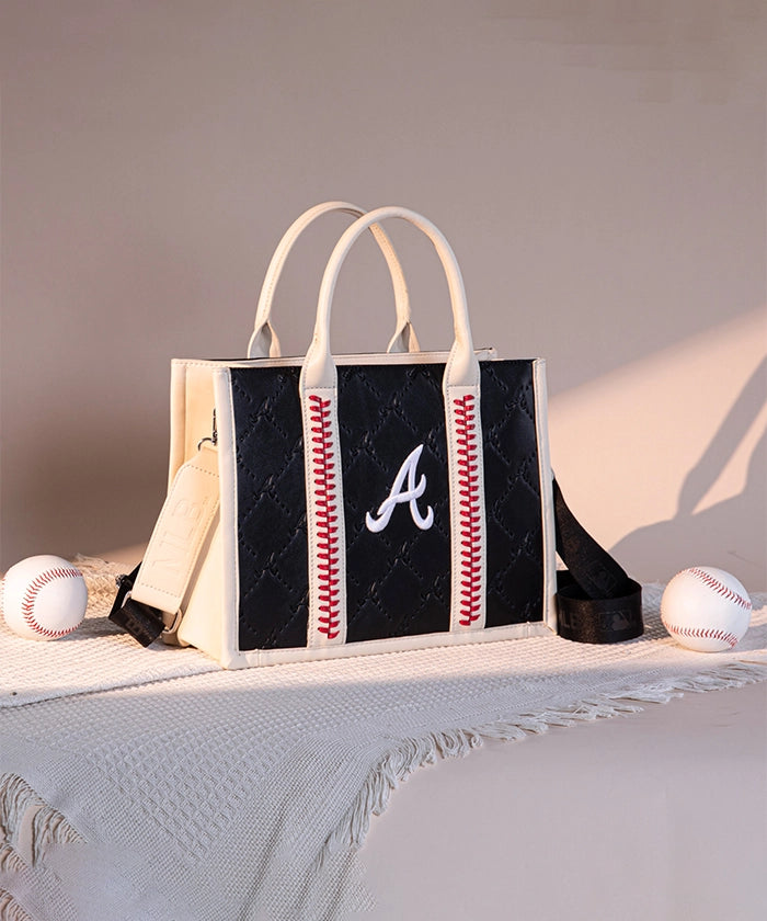 MLB Atlanta Braves Tote Bag Black