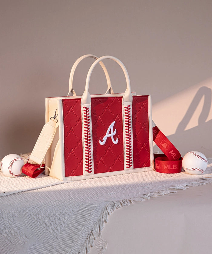 MLB Atlanta Braves Tote Bag Red