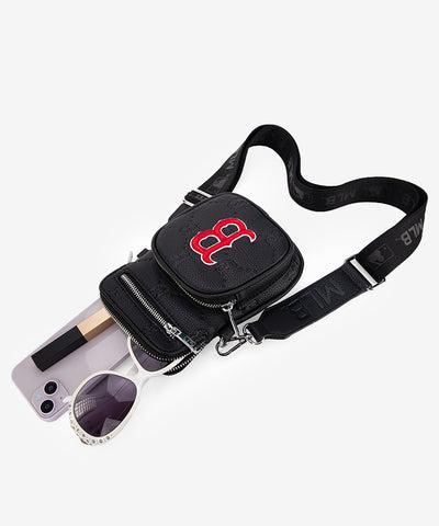 MLB Boston Red Sox Mini Crossbody Bag Black