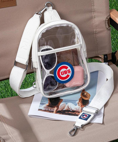 MLB Chicago Cubs Clear Mini Sling Stadium Bag