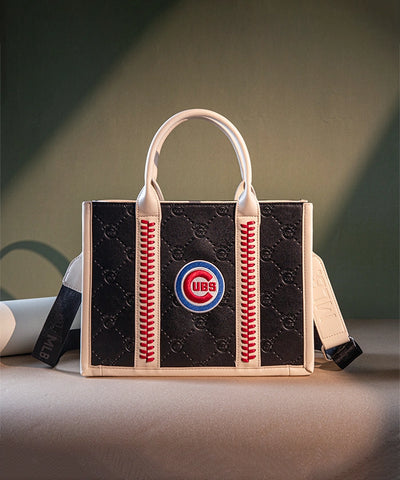 MLB Chicago Cubs Crossbody Purse Black