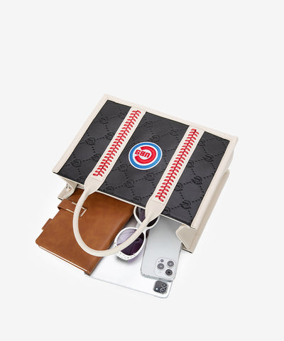 MLB Chicago Cubs Crossbody Purse Black