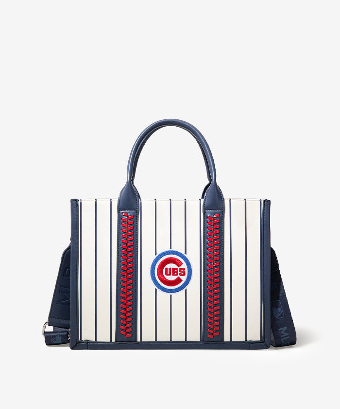 MLB Chicago Cubs Crossbody Purse Stripe