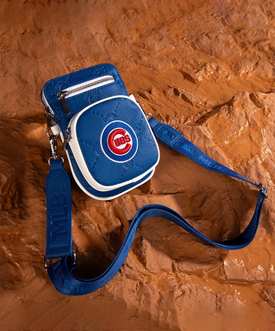 MLB Chicago Cubs Mini Crossbody Purse Blue