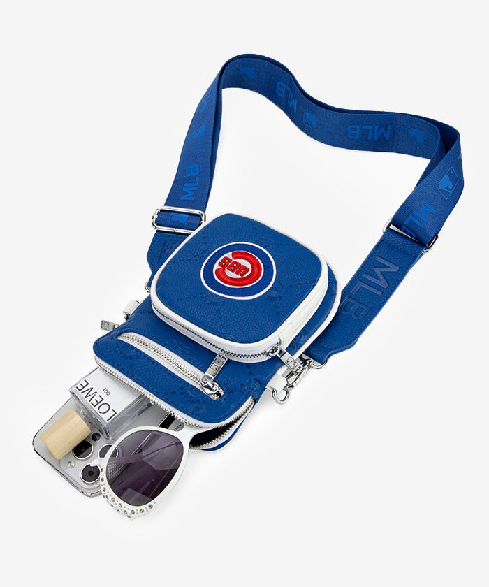 MLB Chicago Cubs Mini Crossbody Purse Blue