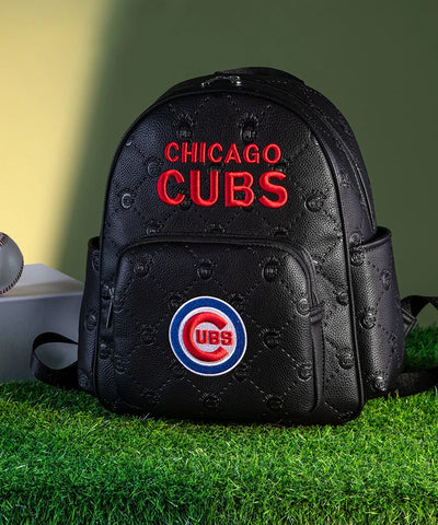 MLB_Chicago_Cubs_Sports_Backpack_Black