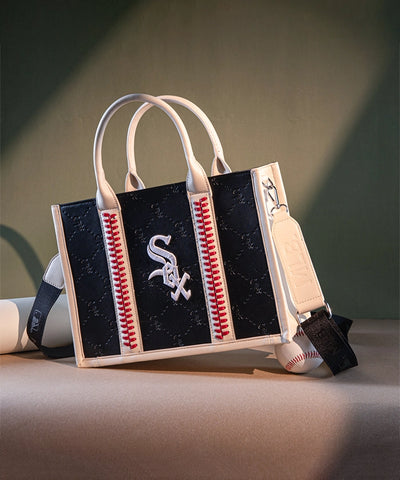 MLB Chicago White Sox Crossbody Purse Black