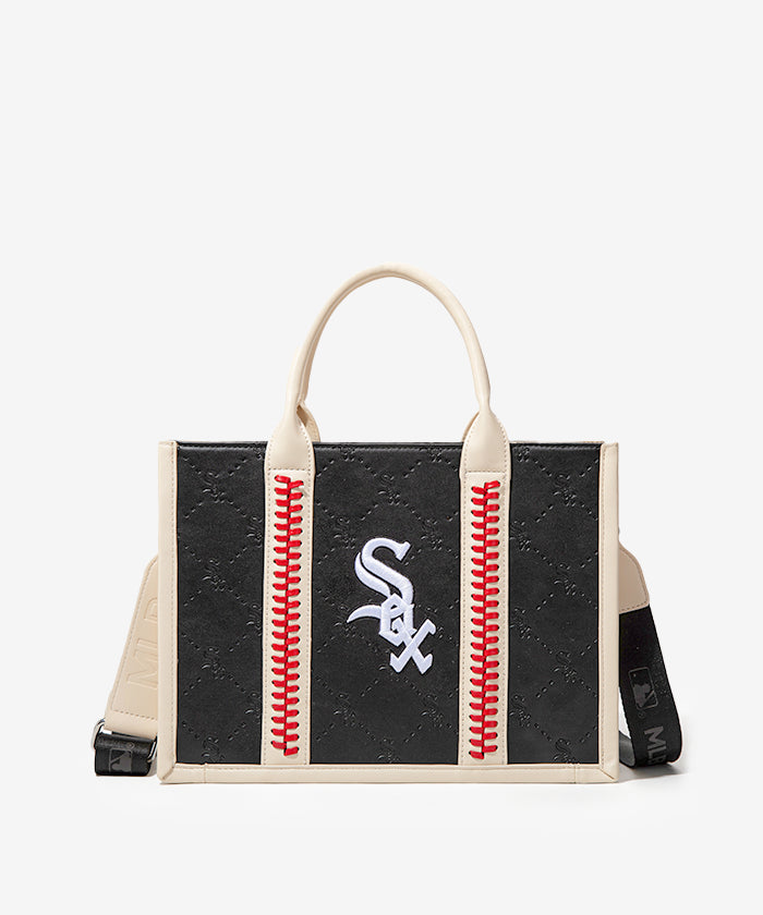 MLB Chicago White Sox Crossbody Purse Black