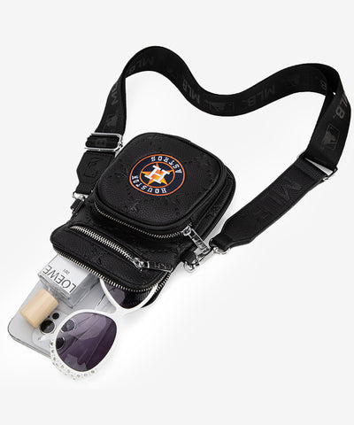 MLB Houston Astros Mini Crossbody Purse Black