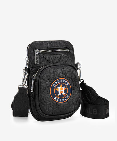 MLB Houston Astros Mini Crossbody Purse Black