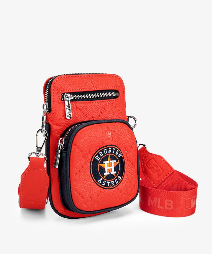 MLB Houston Astros Mini Crossbody Purse Red