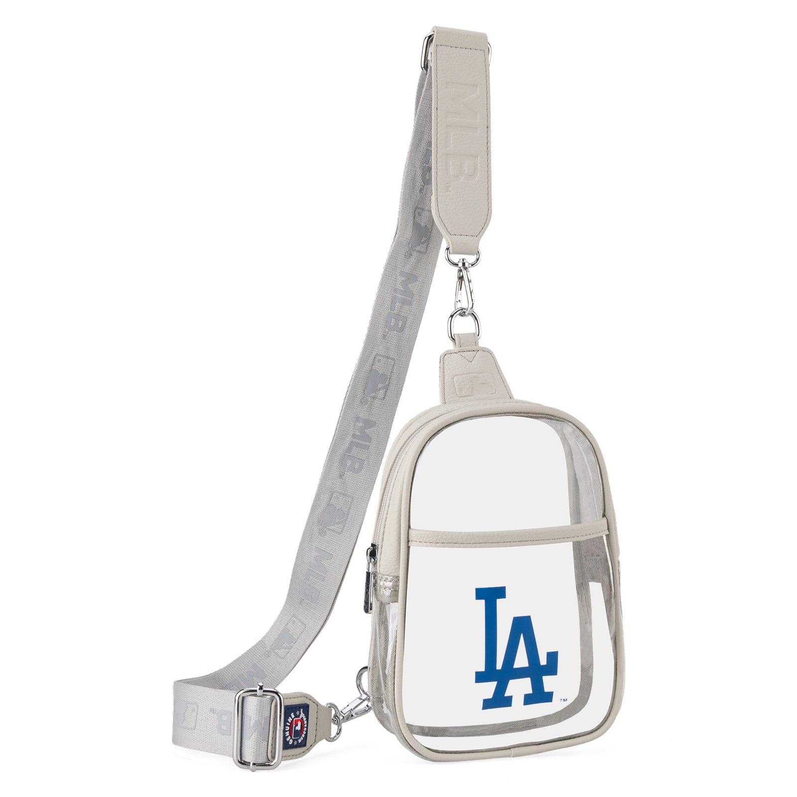 MLB_Los_Angeles_Dodgers_Clear_Mini_Sling_Stadium_Bag
