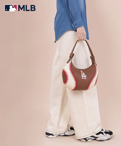 MLB Los Angeles Dodgers Hobo Bag Brown