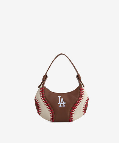 MLB Los Angeles Dodgers Hobo Bag Brown