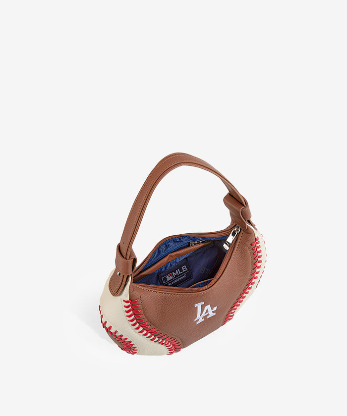 MLB Los Angeles Dodgers Hobo Bag Brown