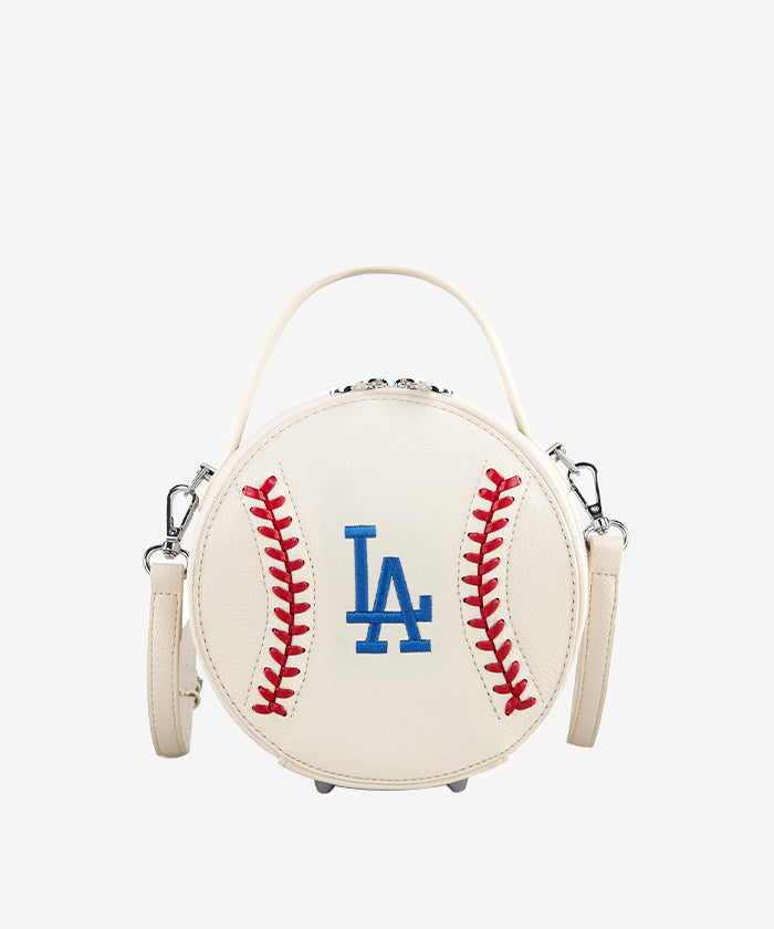 MLB_Los_Angeles_Dodgers_Mini_Canteen_Crossbody_Bag_Beige