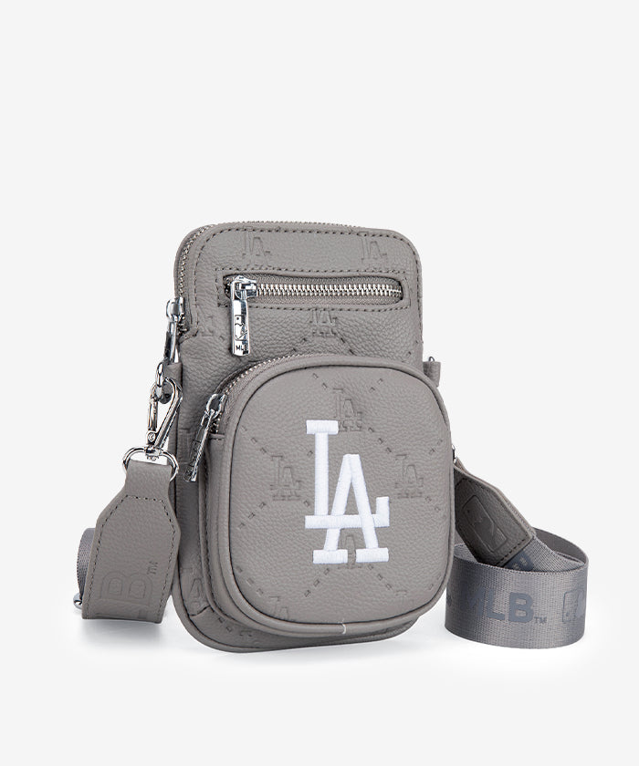 MLB Los Angeles Dodgers Mini Crossbody Purse Grey