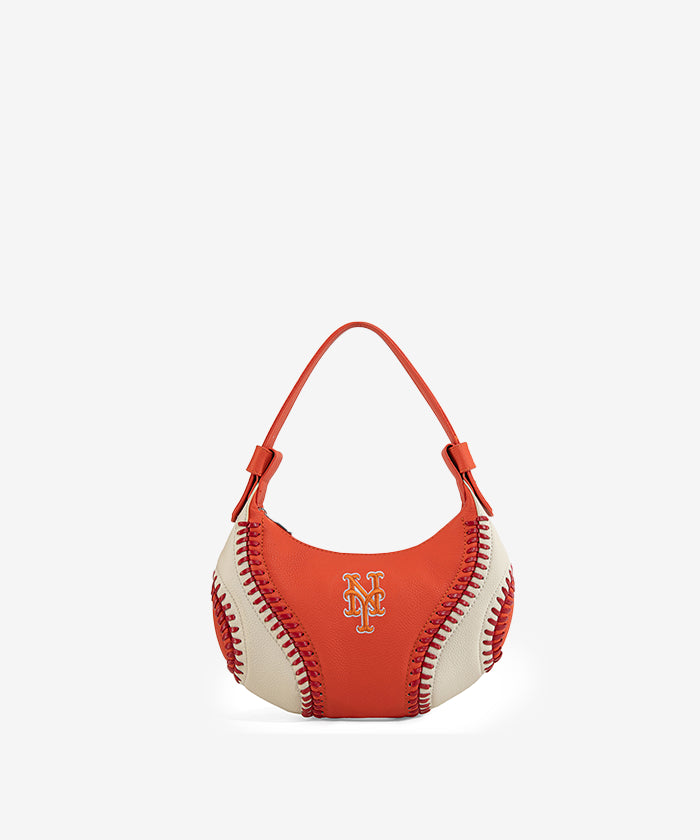 MLB New York Mets Hobo Bag Orange