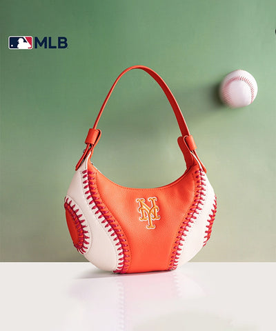 MLB New York Mets Hobo Bag Orange