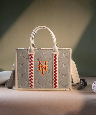 MLB_New_York_Mets_Leather_Stitched_Crossbody_Bag_Camel