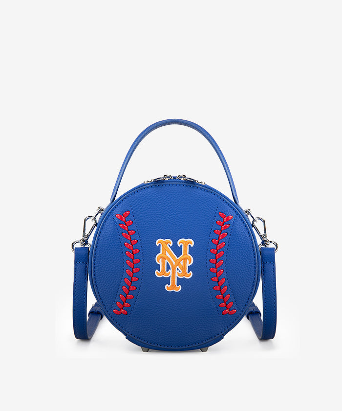 MLB New York Mets Mini Canteen Crossbody Bag Blue
